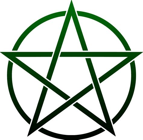 Green witchcratt symbols